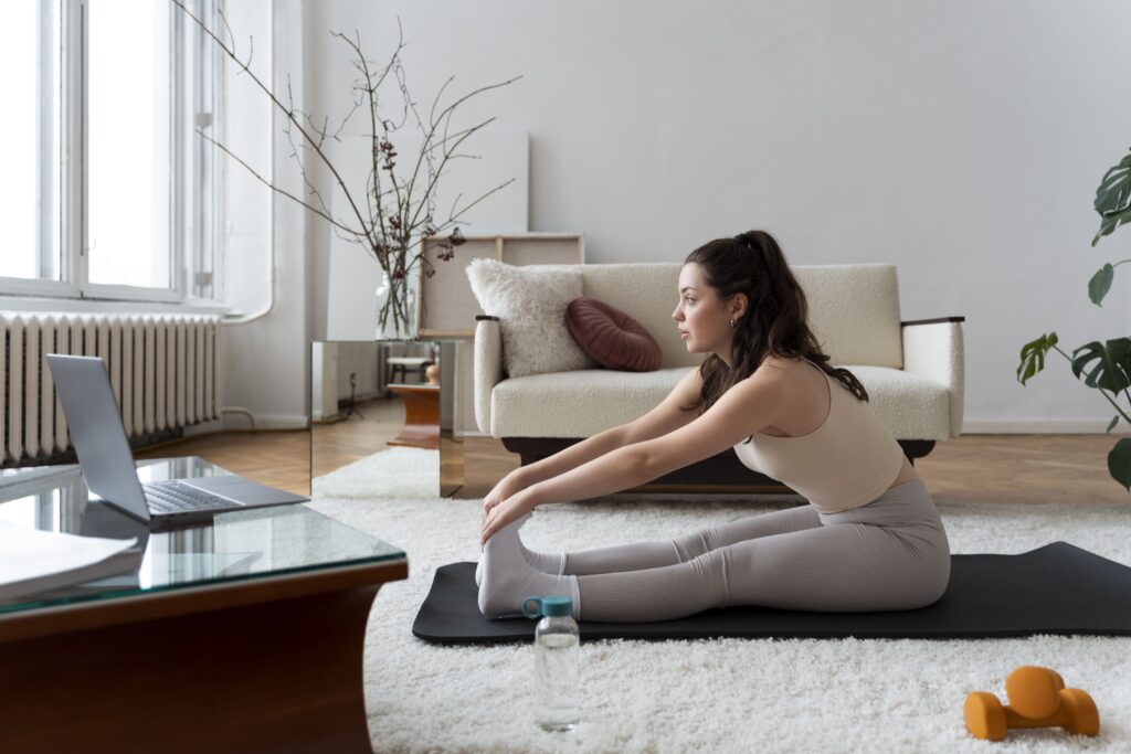Home yoga practice