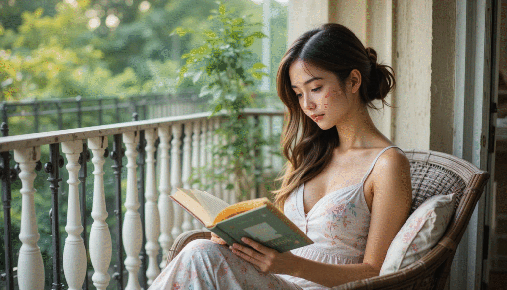 Digital detox; Reading a physical book.